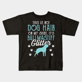 Bullmastiff Glitter Design Funny Bullmastiff Owner Gift Shirt Kids T-Shirt